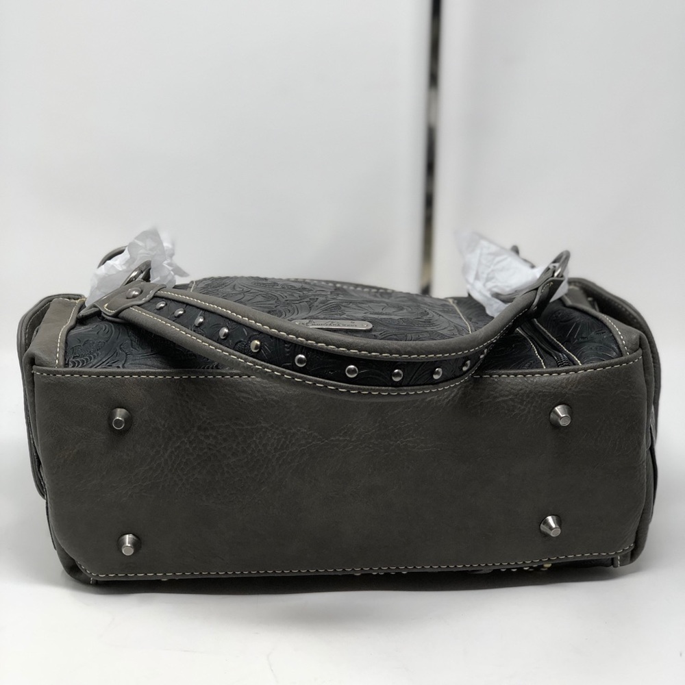 Montana West Embossed Concealed Carry Satchel - Picture 4 of 5